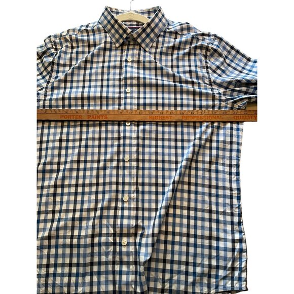 Untuckit Large Slim Fit Nylon Blend Men's Long Sleeve Button‎ Up Shirt - Picture 5 of 7